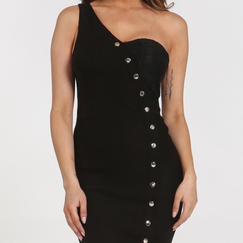 One Shoulder Dress ID: 2423